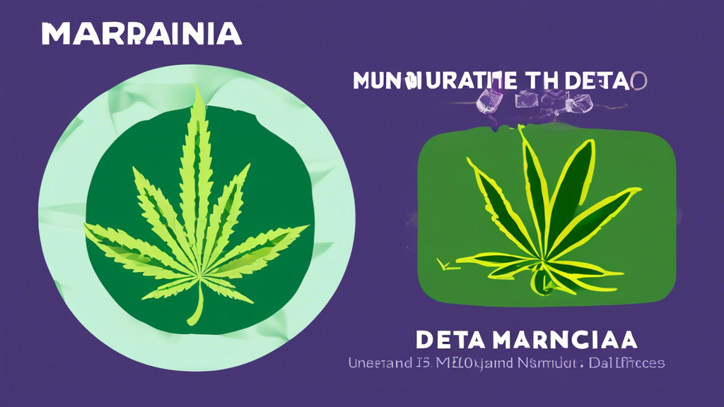 Title: Understanding the Differences Between Marijuana and Delta-8

Prompt for DALL-E: Create an informative and visually engaging illustration that contrasts marijuana (cannabis) and Delta-8 THC. On 